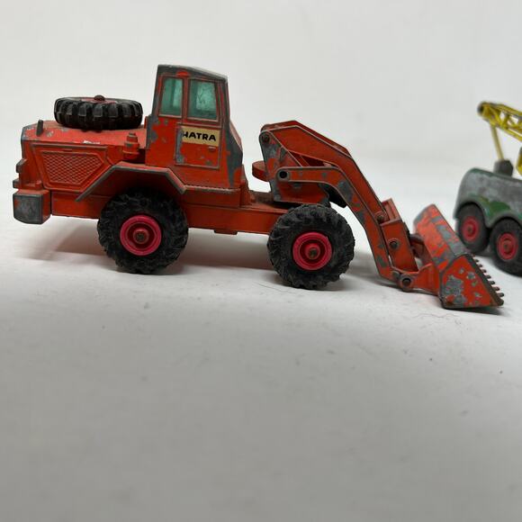 Vintage 60s Lesney Matchbox King Size K9 Combine Truck Tow Bulldozer - Picture 13 of 16